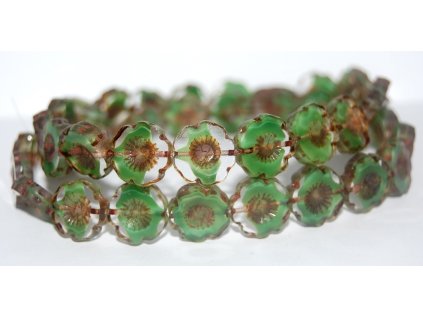 Hawaii flowers 14mm - Table cut beads