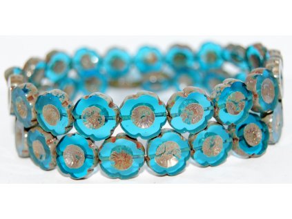 Hawaii flowers 14mm - Table cut beads