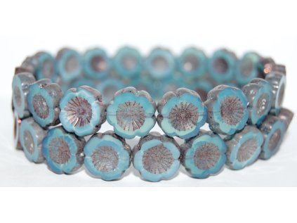 Hawaii flowers 14mm - Table cut beads