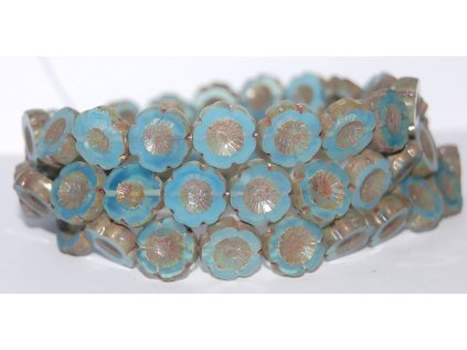 Kytky Hawai 14 mm - Ploškované perle