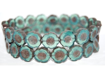 Hawaii flowers 14mm - Table cut beads