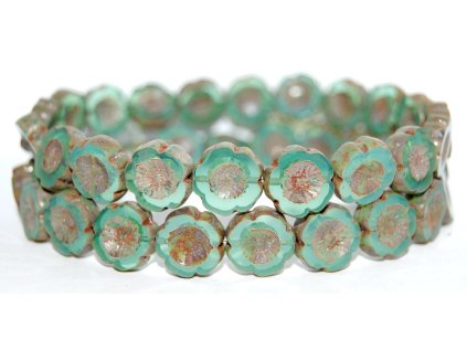 Hawaii flowers 14mm - Table cut beads