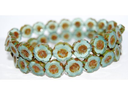 Hawaii flowers 14mm - Table cut beads