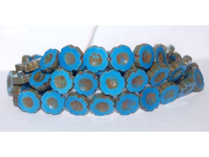 Hawaii flowers 14mm - Table cut beads