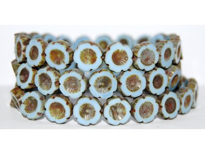 Hawaii flowers 14mm - Table cut beads