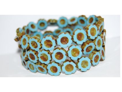 Hawaii flowers 14mm - Table cut beads