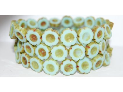 Hawaii flowers 14mm - Table cut beads
