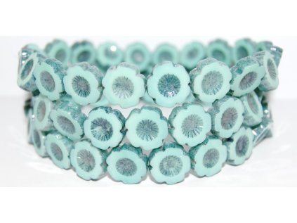 Hawaii flowers 14mm - Table cut beads