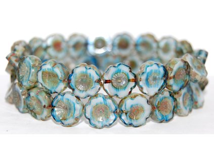 Hawaii flowers 14mm - Table cut beads