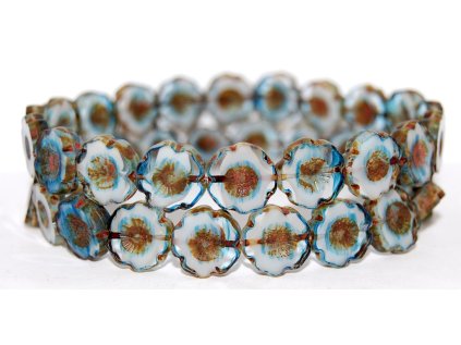 Hawaii flowers 14mm - Table cut beads