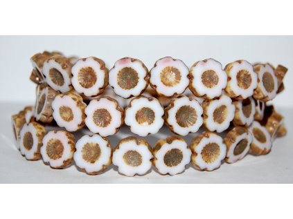 Hawaii flowers 14mm - Table cut beads