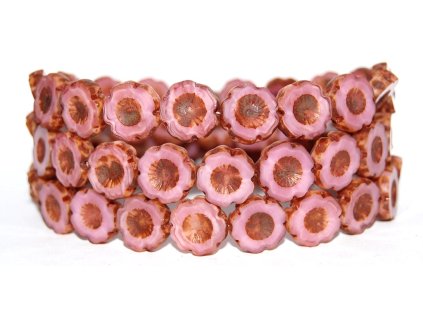 Hawaii flowers 14mm - Table cut beads