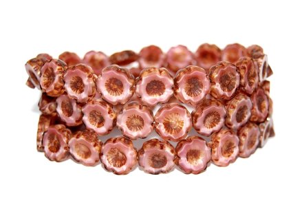 Hawaii flowers 14mm - Table cut beads