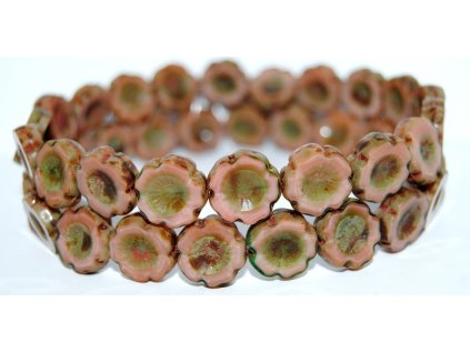 Hawaii flowers 14mm - Table cut beads