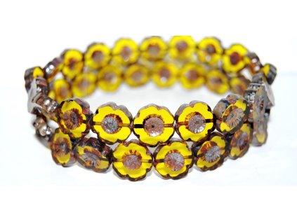 Hawaii flowers 14mm - Table cut beads