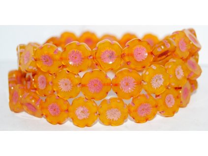 Hawaii flowers 14mm - Table cut beads
