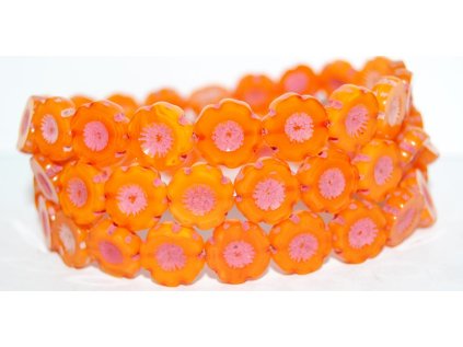 Hawaii flowers 14mm - Table cut beads