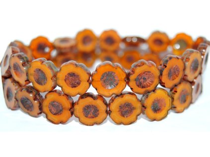 Hawaii flowers 14mm - Table cut beads