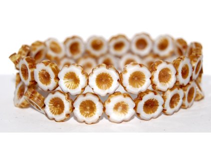 Hawaii flowers 14mm - Table cut beads