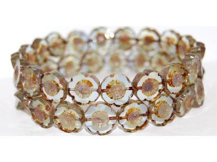 Hawaii flowers 14mm - Table cut beads