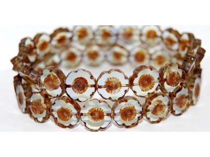 Hawaii flowers 14mm - Table cut beads