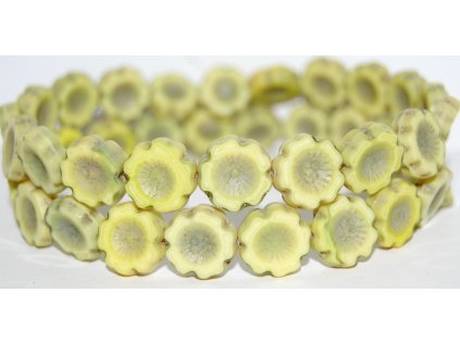 Hawaii flowers 14mm - Table cut beads