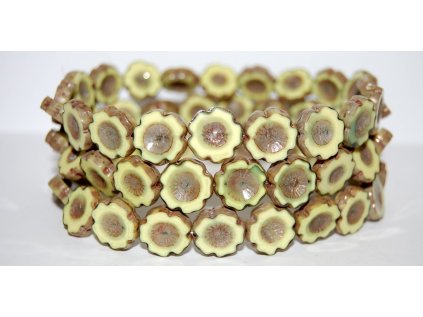 Hawaii flowers 14mm - Table cut beads