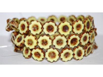 Hawaii flowers 14mm - Table cut beads