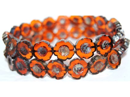 Hawaii flowers 14mm - Table cut beads