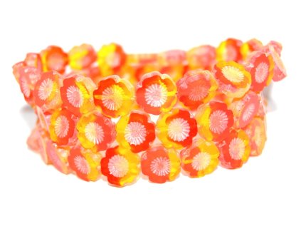 Hawaii flowers 14mm - Table cut beads