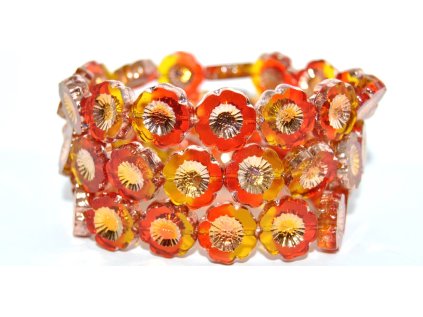 Hawaii flowers 14mm - Table cut beads