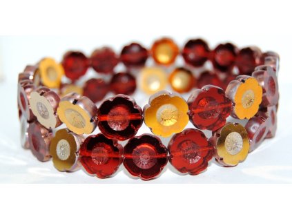 Hawaii flowers 14mm - Table cut beads