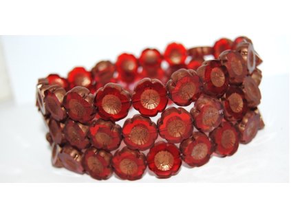 Hawaii flowers 14mm - Table cut beads