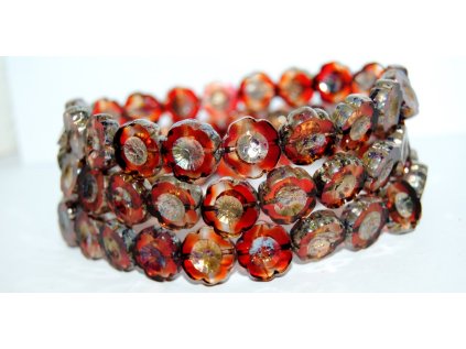 Hawaii flowers 14mm - Table cut beads