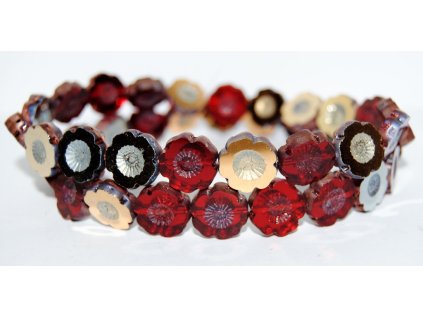 Hawaii flowers 14mm - Table cut beads