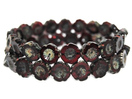 Hawaii flowers 14mm - Table cut beads