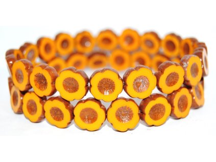 Hawaii flowers 14mm - Table cut beads