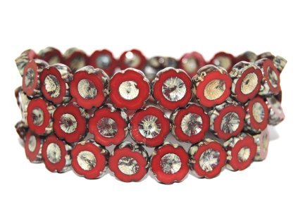 Hawaii flowers 14mm - Table cut beads