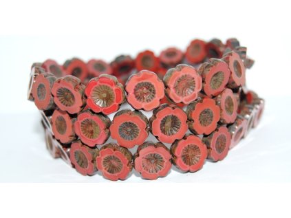 Hawaii flowers 14mm - Table cut beads