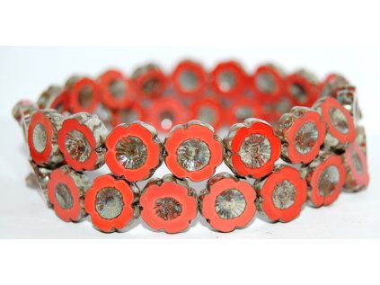 Hawaii flowers 14mm - Table cut beads