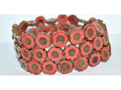 Hawaii flowers 14mm - Table cut beads