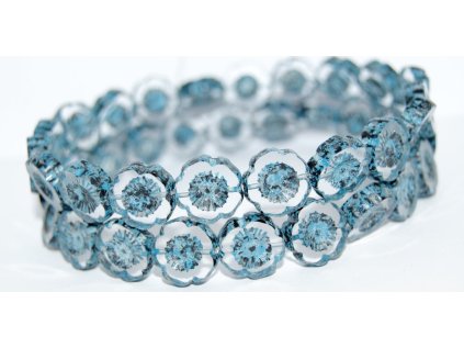 Hawaii flowers 14mm - Table cut beads