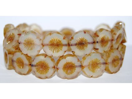 Hawaii flowers 16mm - Table cut beads