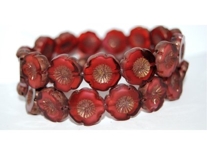 Hawaii flowers 16mm - Table cut beads