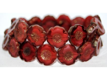 Hawaii flowers 16mm - Table cut beads