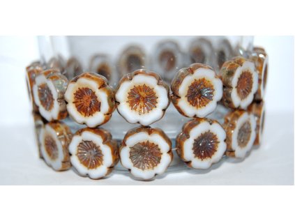 Hawaii flowers 16mm - Table cut beads