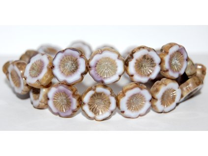 Hawaii flowers 16mm - Table cut beads