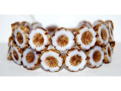 Hawaii flowers 16mm - Table cut beads