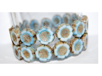 Hawaii flowers 16mm - Table cut beads