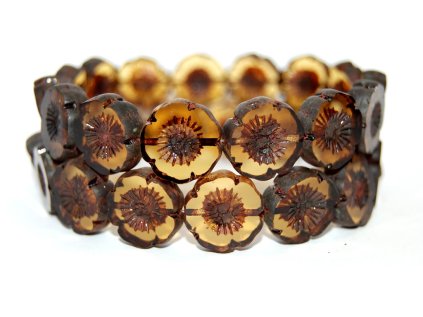 Hawaii flowers 16mm - Table cut beads